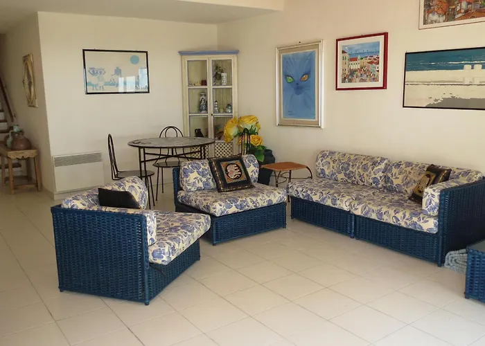 Maison 4 Pieces Vue Mer, 6 Pers, Animaux Ok, Piscines - Fr-1-780-13 Сент-Максім